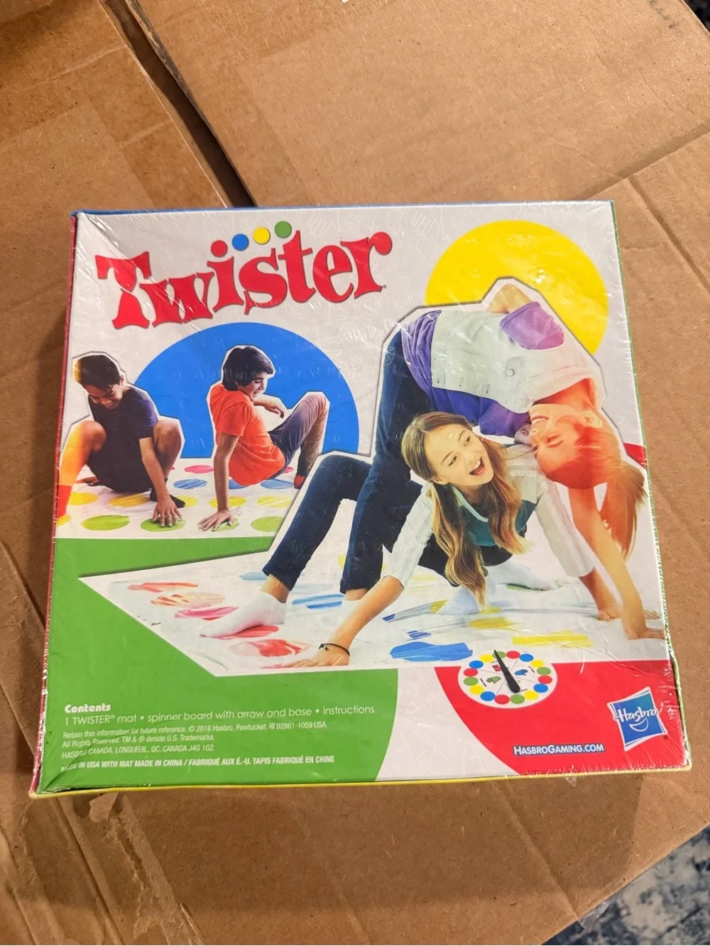 Hasbro Twister Game Box - Red Blue Yellow Green